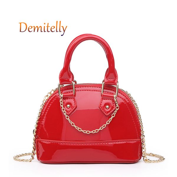 summer new patent leather ladies handbag bright metal chain decoration shoulder messenger bag fashion women's tote bag wallet
summer new patent leather ladies handbag bright metal chain decoration shoulder messenger bag fashion women's tote bag wallet