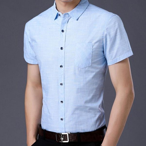covrlge men shirts short sleeve smart casual style brand summer male plaid shirt casual camisa breathable pockets mcs128, White;black
covrlge men shirts short sleeve smart casual style brand summer male plaid shirt casual camisa breathable pockets mcs128, White;black