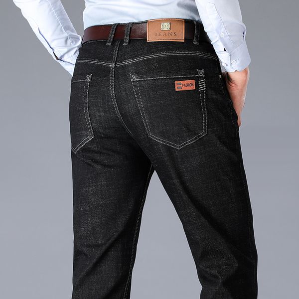 men's jeans 2021 autumn loose fit leg slim stretch classic style blue and black colors cotton denim small straight
men's jeans 2021 autumn loose fit leg slim stretch classic style blue and black colors cotton denim small straight