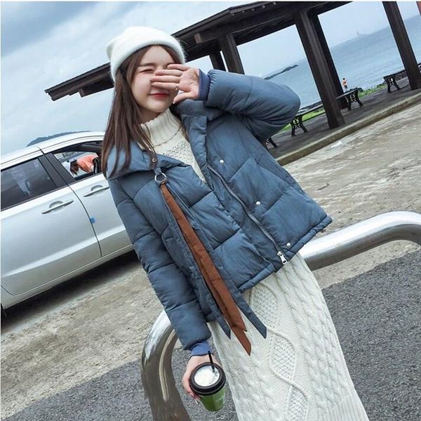 winter ribbons short parkas coat women cotton padded stand collar solid thicken jackets pockets 2019 students korean parkas, Black
winter ribbons short parkas coat women cotton padded stand collar solid thicken jackets pockets 2019 students korean parkas, Black