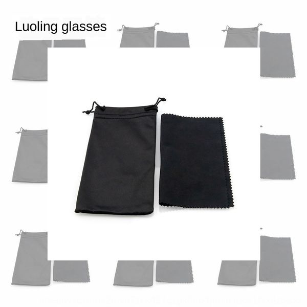 bag black set cloth glasses glasses cloth bag black set