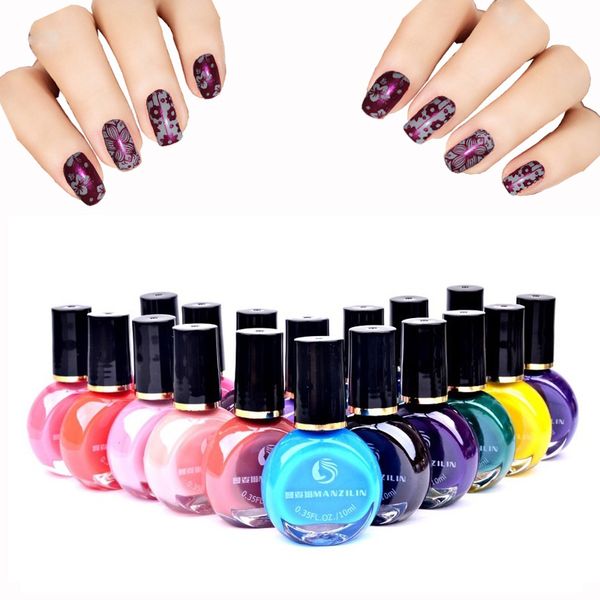 new 26 colors 10ml behind stamp polish nail polish varnish base coat metallic nails art tips diy manicure design wholesale
new 26 colors 10ml behind stamp polish nail polish varnish base coat metallic nails art tips diy manicure design wholesale