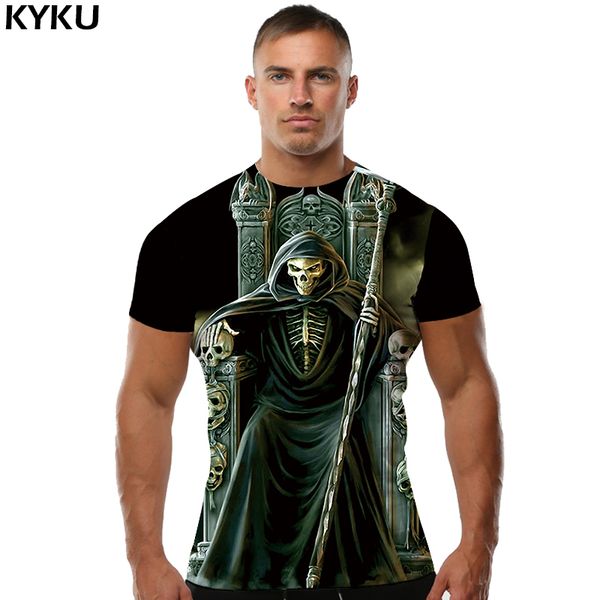 kyku skull t shirt men grim reaper tshirt evil black 3d print t-shirt hip hop tee slim gothic mens clothing 2018 summer new, White;black
kyku skull t shirt men grim reaper tshirt evil black 3d print t-shirt hip hop tee slim gothic mens clothing 2018 summer new, White;black