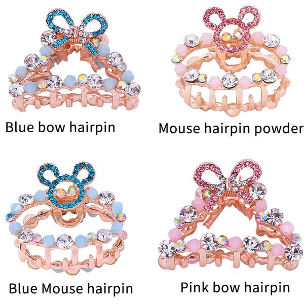 elegant bow/little mouse metal rhinestone hair clip women clips barrettes crystal hairgrips hairpins hair accessories girl tiara, Golden;white
elegant bow/little mouse metal rhinestone hair clip women clips barrettes crystal hairgrips hairpins hair accessories girl tiara, Golden;white