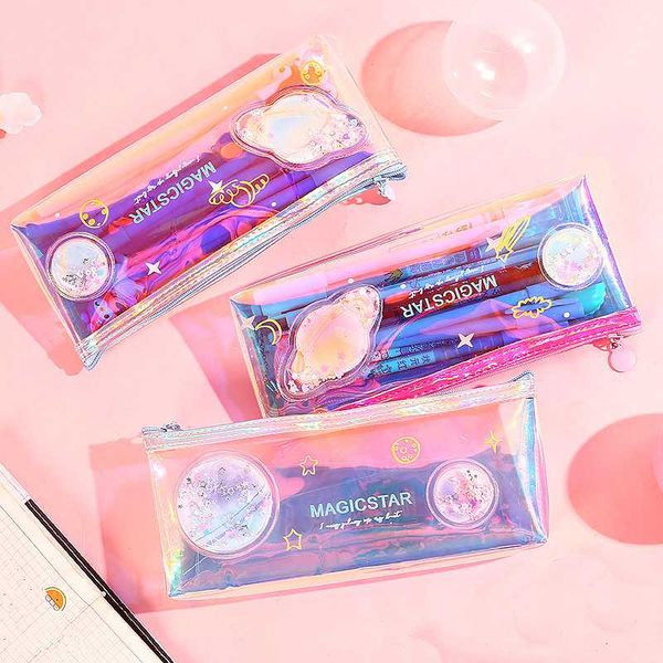 kawaii cute pink universe cat claw laser pencil bags school case creative makeup bag high capacity glitter for girls pen box
kawaii cute pink universe cat claw laser pencil bags school case creative makeup bag high capacity glitter for girls pen box