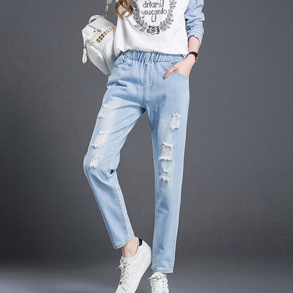 women summer pants casual trousers for ladies blue ripped mid waist drawstring skinny denim calf length jeans
women summer pants casual trousers for ladies blue ripped mid waist drawstring skinny denim calf length jeans
