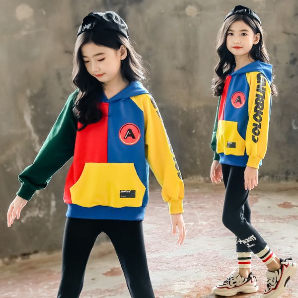 girls clothes set teenage hoodie + black pants 2 pcs kids tracksuits autumn spring kids clothes for girls 6 8 10 12 year, White
girls clothes set teenage hoodie + black pants 2 pcs kids tracksuits autumn spring kids clothes for girls 6 8 10 12 year, White