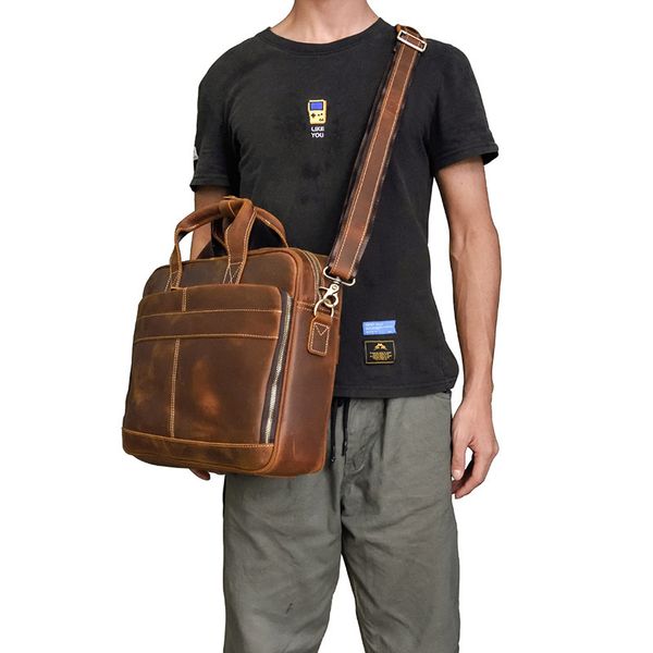 genuine leather solid business bag briefcase men messenger bag leather lap15 inch maletines hombre men's briefcase
genuine leather solid business bag briefcase men messenger bag leather lap15 inch maletines hombre men's briefcase