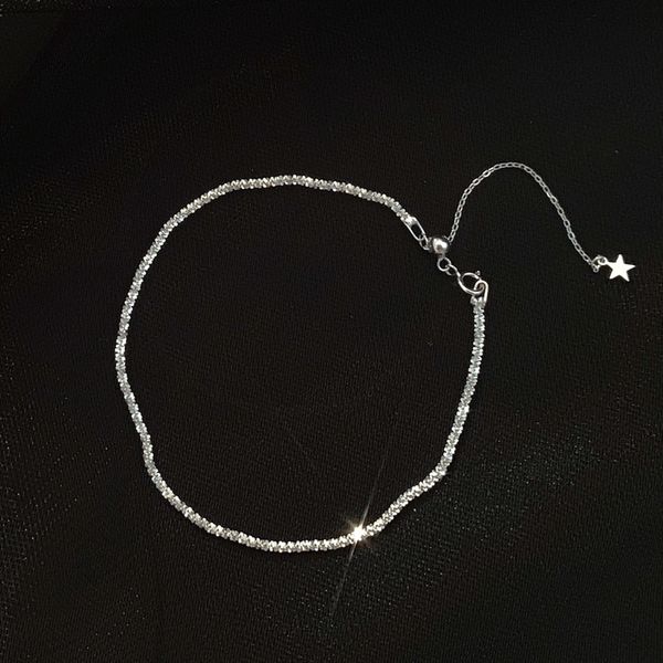 stars smaller design anklet womens korean-style 925 silver simple personality ins cold wind-sen department of jiao shi pin, Red;blue
stars smaller design anklet womens korean-style 925 silver simple personality ins cold wind-sen department of jiao shi pin, Red;blue