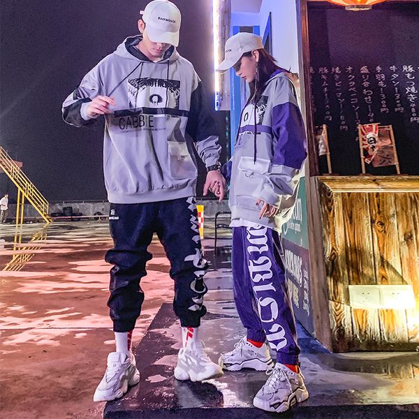 men's tracksuits harajuku hip hop casual hoodies men two-piece set autumn high street tractsuit couple letter printed mens tracksuit, Gray
men's tracksuits harajuku hip hop casual hoodies men two-piece set autumn high street tractsuit couple letter printed mens tracksuit, Gray