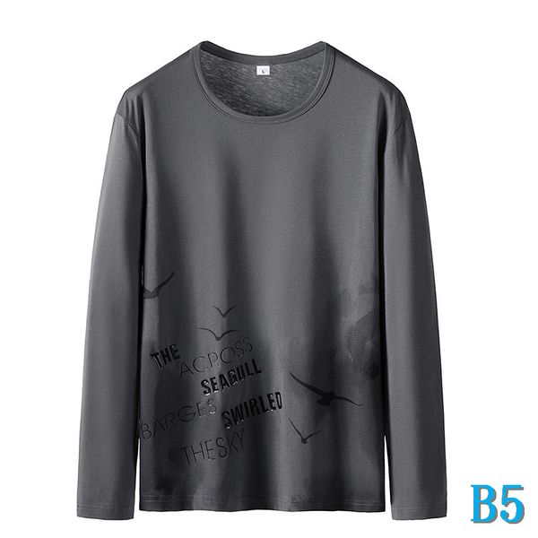 brand men's t shirt 2019 autumn t shirt long-sleeved sweater men's round neck the trend of spring and autumn wild shirtsb5, White;black
brand men's t shirt 2019 autumn t shirt long-sleeved sweater men's round neck the trend of spring and autumn wild shirtsb5, White;black