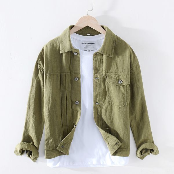 2020 spring new cargo jacket fashion pure linen casual do old retro jackets multi-pocket outwear clothing coats y2632, Black;brown
2020 spring new cargo jacket fashion pure linen casual do old retro jackets multi-pocket outwear clothing coats y2632, Black;brown