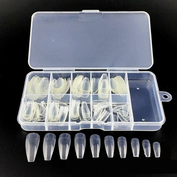 100pcs professional shape false nails tips practice polish gel artificial art display transparent natural diy salon fake nail, Red;gold
100pcs professional shape false nails tips practice polish gel artificial art display transparent natural diy salon fake nail, Red;gold