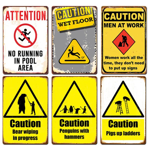 attention caution no running public warning beware of animal metal tin sign sign wall bar cafe restaurant home art painting metal signs
attention caution no running public warning beware of animal metal tin sign sign wall bar cafe restaurant home art painting metal signs