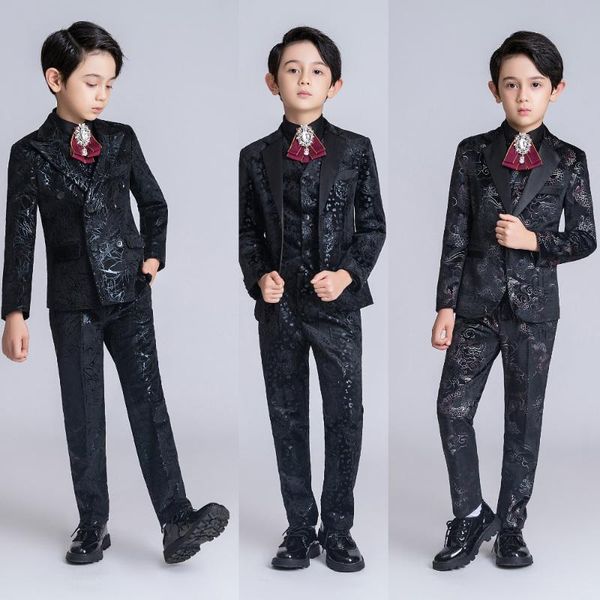 yuanlu new 5pcs kids suits warm velvet boys suits for wedding piano blazer jacket silm fit elegant black toddler boy clothes
yuanlu new 5pcs kids suits warm velvet boys suits for wedding piano blazer jacket silm fit elegant black toddler boy clothes