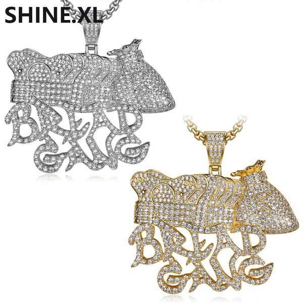 hip hop iced out all lab diamond silver plated bread gang purse crown pendant necklace men bling jewelry gift
hip hop iced out all lab diamond silver plated bread gang purse crown pendant necklace men bling jewelry gift