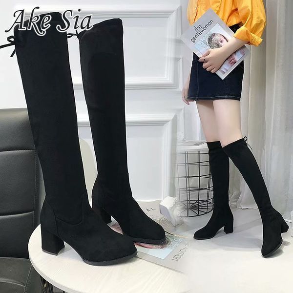 2019 women casual over the knee boots shoes winter women female round toe platform high heels pumps warm snow boots shoes mujer, Black
2019 women casual over the knee boots shoes winter women female round toe platform high heels pumps warm snow boots shoes mujer, Black