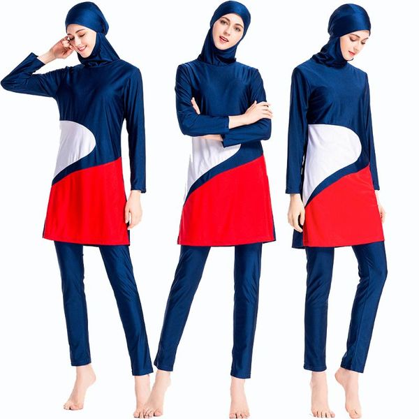 2020 new burkini patchwork islamic swim wear bourkini sport burkinis women hijab sport islami mayo long sleeve muslim swimsuit
2020 new burkini patchwork islamic swim wear bourkini sport burkinis women hijab sport islami mayo long sleeve muslim swimsuit