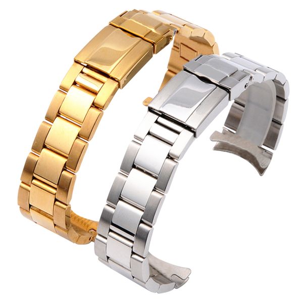 17mm 20mm curved end screw solid watch links new style folding clasp steel watch band bracelet for oyster style, Black;brown
17mm 20mm curved end screw solid watch links new style folding clasp steel watch band bracelet for oyster style, Black;brown