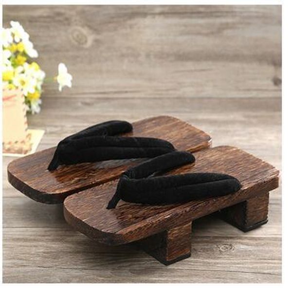 japanese gentlemen's wood slippers costplay men's and women's bench wood slippers, Black
japanese gentlemen's wood slippers costplay men's and women's bench wood slippers, Black