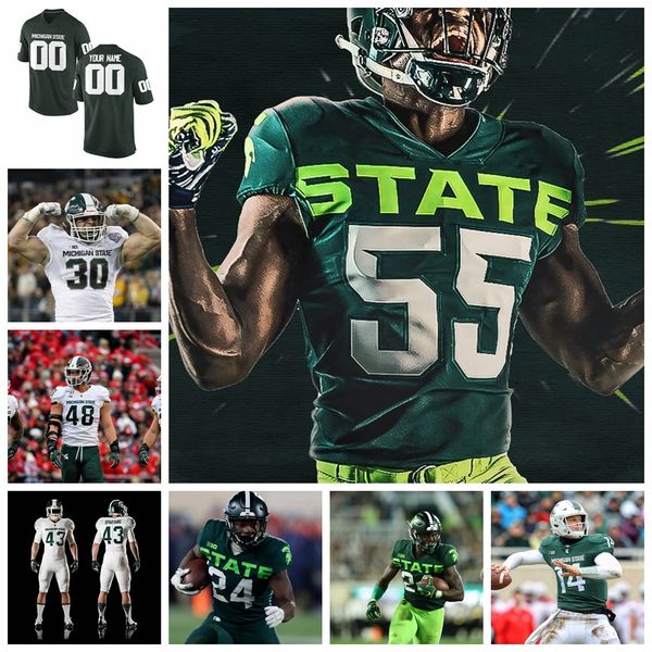 michigan state spartans джерси мэтт dotson джерси кирк казинс connor кук левеон белл 2020 mens американский футбол трикотажные изделия на за, Black
michigan state spartans джерси мэтт dotson джерси кирк казинс connor кук левеон белл 2020 mens американский футбол трикотажные изделия на за, Black