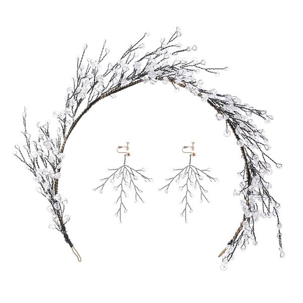 other bridal rhinestone hair hoop earring set wedding headwear women decorative jewelry headband, Golden;white
other bridal rhinestone hair hoop earring set wedding headwear women decorative jewelry headband, Golden;white