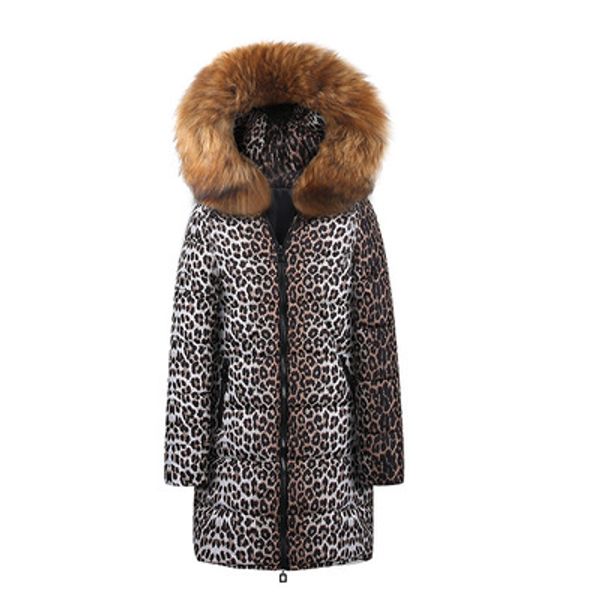 womens designer long down coat fashion leopard pattern thick jackets casual printing womens winter fur collar hooded clothes 7 styles, Black
womens designer long down coat fashion leopard pattern thick jackets casual printing womens winter fur collar hooded clothes 7 styles, Black