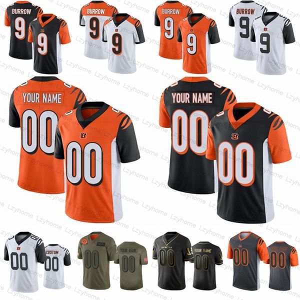 9 joe burrow custom mens women kids cincinnati bengal football jersey green joe mixon sam hubbard tee higgins geno atkins tyler boyd, Black;red
9 joe burrow custom mens women kids cincinnati bengal football jersey green joe mixon sam hubbard tee higgins geno atkins tyler boyd, Black;red