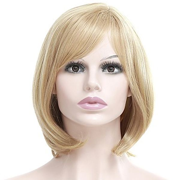 hairjoy synthetic hair women blonde short straight bobo wig gift wig cap available, Black
hairjoy synthetic hair women blonde short straight bobo wig gift wig cap available, Black