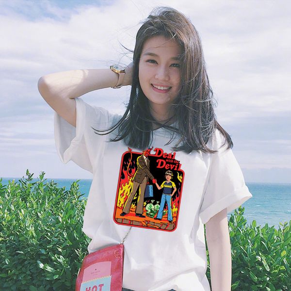 2019 new fashion fun cute cartoon demon anime elements round neck polyester summer fashion t-shirt high quality, White
2019 new fashion fun cute cartoon demon anime elements round neck polyester summer fashion t-shirt high quality, White