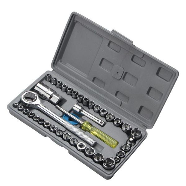 40pcs/set socket wrench set adjustable torque wrench repair tools kit car motorcycle repair tool combination spanner set
40pcs/set socket wrench set adjustable torque wrench repair tools kit car motorcycle repair tool combination spanner set