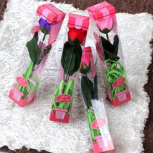 1pc rose soap flower bouquet gift box for valentine's day wedding present rose flower scented soap bath body petal perfumedf1211
1pc rose soap flower bouquet gift box for valentine's day wedding present rose flower scented soap bath body petal perfumedf1211