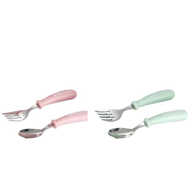 toddler forks spoon silverware set baby travel utensils silverware 2 sets