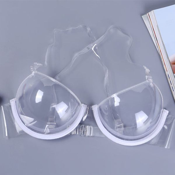 transparent clear push up women bras ultra-thin strap underwire bralette soild invisible bra 3/4 cup plastic underwear, Red;black
transparent clear push up women bras ultra-thin strap underwire bralette soild invisible bra 3/4 cup plastic underwear, Red;black
