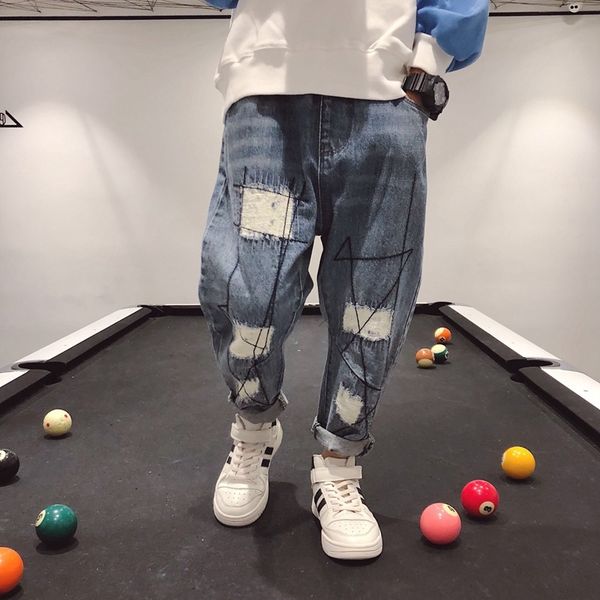 boys' and single jeans hole-piercing autumn 2020 beggars big children's pants autumn children's jeans single pants fashion, Blue
boys' and single jeans hole-piercing autumn 2020 beggars big children's pants autumn children's jeans single pants fashion, Blue