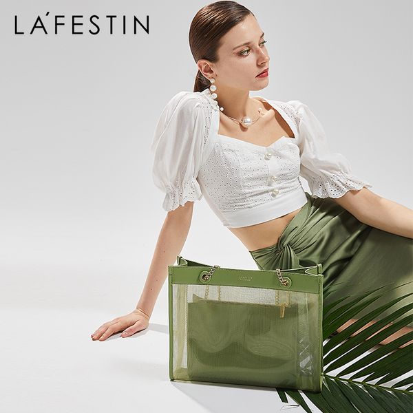 la festin 2020 new summer fashion large-capacity tote bag summer chain one-shoulder transparent jelly women bag
la festin 2020 new summer fashion large-capacity tote bag summer chain one-shoulder transparent jelly women bag
