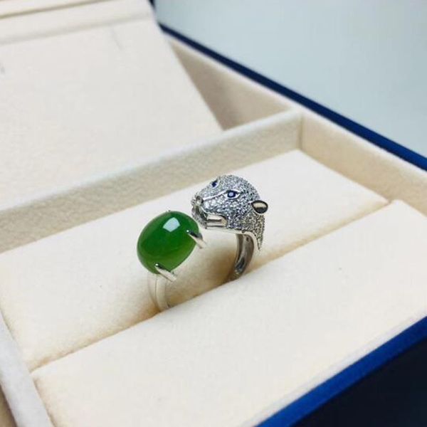 natural s925 sterling silver hetian jasper egg noodle with carved leopard head ring for fashion women jewelry xmas gift, Golden;silver
natural s925 sterling silver hetian jasper egg noodle with carved leopard head ring for fashion women jewelry xmas gift, Golden;silver