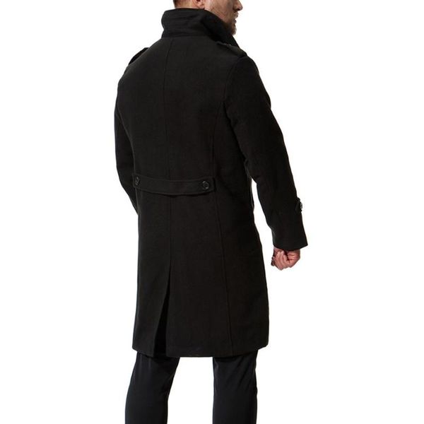 autumn winter new men's wool blends long coat jacket male slim fit cashmere overcoats outerwear, Black
autumn winter new men's wool blends long coat jacket male slim fit cashmere overcoats outerwear, Black