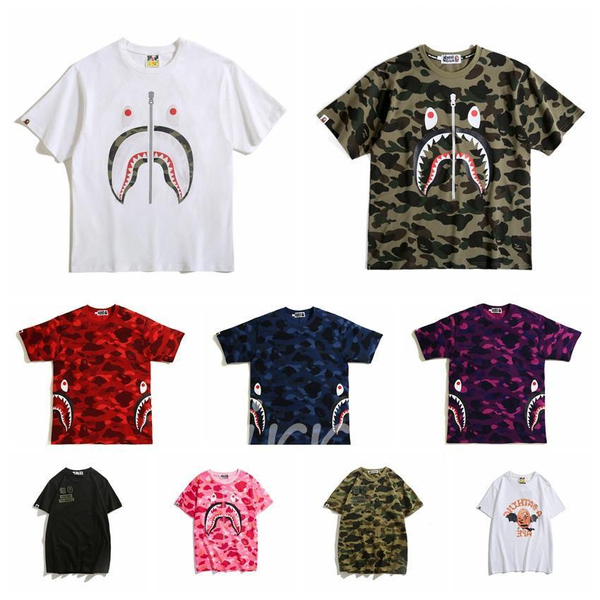2020 a big head bathing ape fashion summer selling japan style shark print popular camouflage crew neck pullover large size m-xxl 8251b#, Black;white
2020 a big head bathing ape fashion summer selling japan style shark print popular camouflage crew neck pullover large size m-xxl 8251b#, Black;white