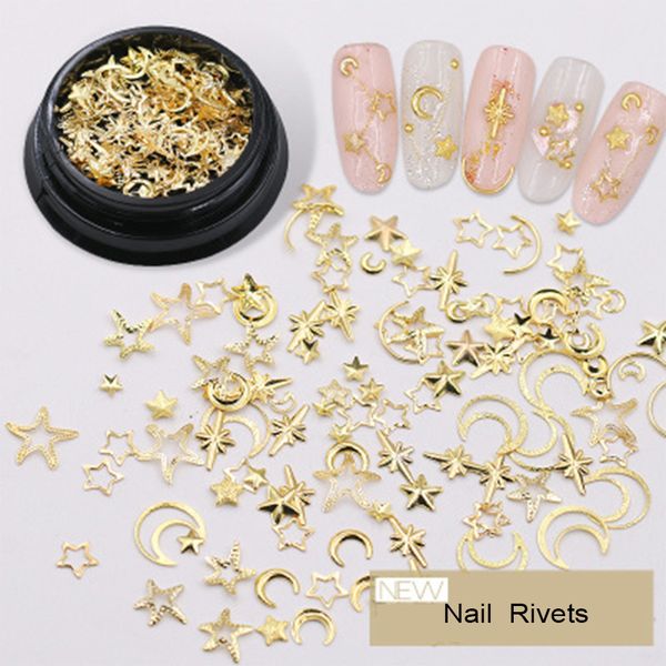1 box moon stars nail art rivets stud multi mental decals diy tips manicure charms uv gel 3d nail decorations perfect nailart, Silver;gold
1 box moon stars nail art rivets stud multi mental decals diy tips manicure charms uv gel 3d nail decorations perfect nailart, Silver;gold