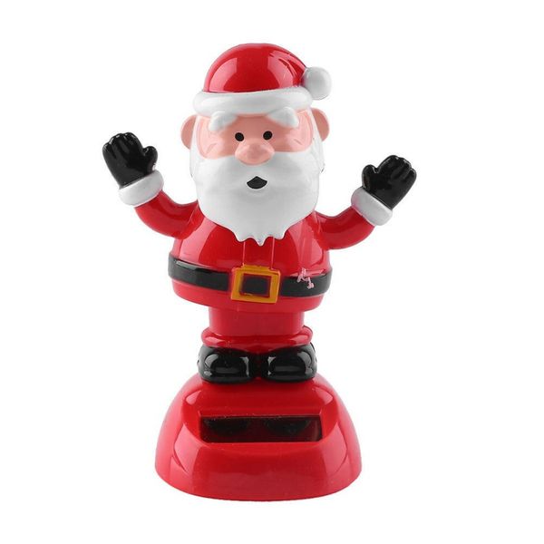 

christmas style solar powered dancing toy swinging santa claus car ornament auto accessories dashboard decoration