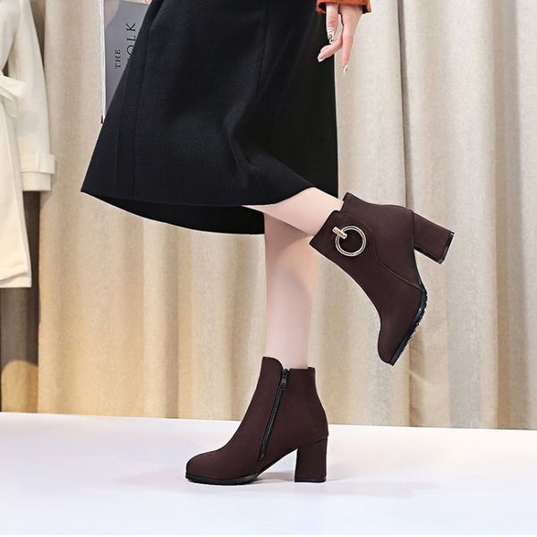 big size 9 10 11 12 boots women shoes ankle boots for women ladies shoes woman winter side zipper metal trim, Black
big size 9 10 11 12 boots women shoes ankle boots for women ladies shoes woman winter side zipper metal trim, Black