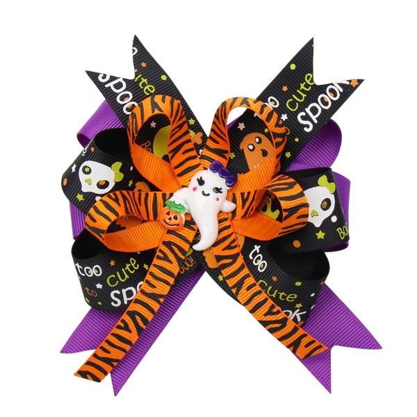 4.5 inch halloween hair bows baby girl designed printed hairclip pumpkin ghost patches hairpin festival party accessories, Slivery;white
4.5 inch halloween hair bows baby girl designed printed hairclip pumpkin ghost patches hairpin festival party accessories, Slivery;white