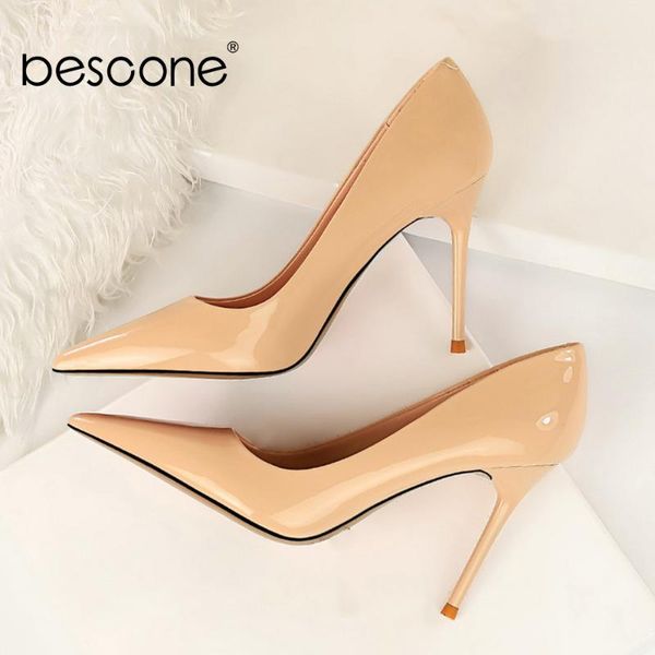 bescone fashion women' s pumps mature slip-on office pointed toe super high thin heels concise shoes stylish elegant pumps bm441, Black
bescone fashion women' s pumps mature slip-on office pointed toe super high thin heels concise shoes stylish elegant pumps bm441, Black