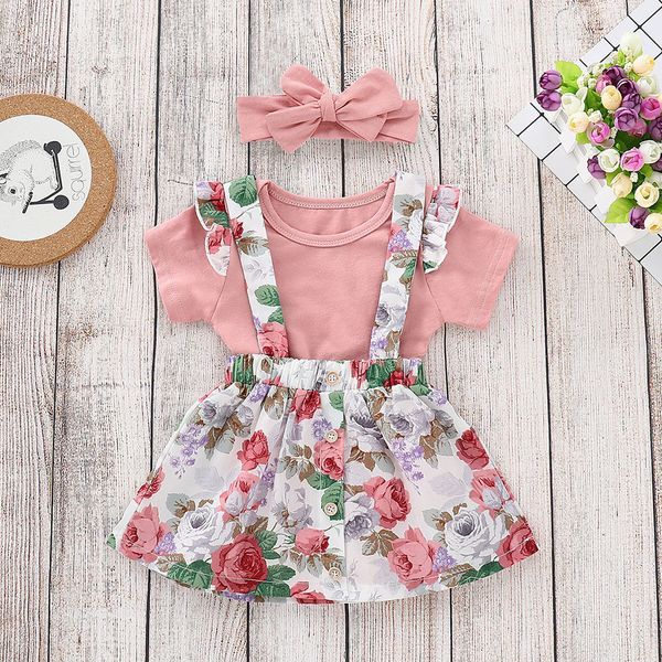 infant baby girls solid romper jumpsuit floral print overalls skirts outfits toddler girls outfit set fashion 2019 w613, White
infant baby girls solid romper jumpsuit floral print overalls skirts outfits toddler girls outfit set fashion 2019 w613, White