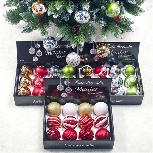 12pcs christmas ball pendant xmas tree decor ball bauble xmas party hanging balls ornament decors gift pendant prop supplies 8cm
12pcs christmas ball pendant xmas tree decor ball bauble xmas party hanging balls ornament decors gift pendant prop supplies 8cm