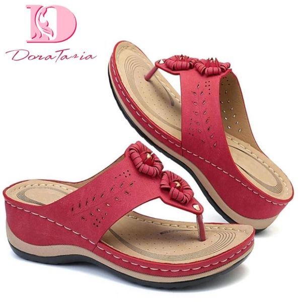 doratasia 2020 dropship comfortable walking sole heels woman shoes leisure flip flops summer sandal slippers women, Black 
doratasia 2020 dropship comfortable walking sole heels woman shoes leisure flip flops summer sandal slippers women, Black