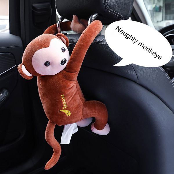 multi-use car tissue boxes cute plush cartoon monkey napkin paper storage holder hanging or armrest tissue bags headrest pillow
multi-use car tissue boxes cute plush cartoon monkey napkin paper storage holder hanging or armrest tissue bags headrest pillow