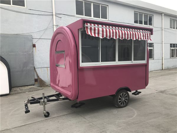 food truck food trailer 280x200x230cm pink 
food truck food trailer 280x200x230cm pink