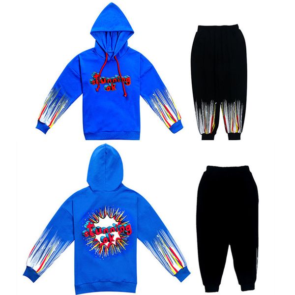2 pieces big boys clothing set cotton fashion long sleeves hoodies + haren pants blue black outfits for 5 7 9 6 8 10 12 14 years, White
2 pieces big boys clothing set cotton fashion long sleeves hoodies + haren pants blue black outfits for 5 7 9 6 8 10 12 14 years, White